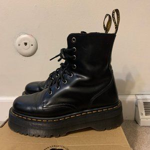 Black Dr. Marten Jadon Boots (UK 6 / US W 8)